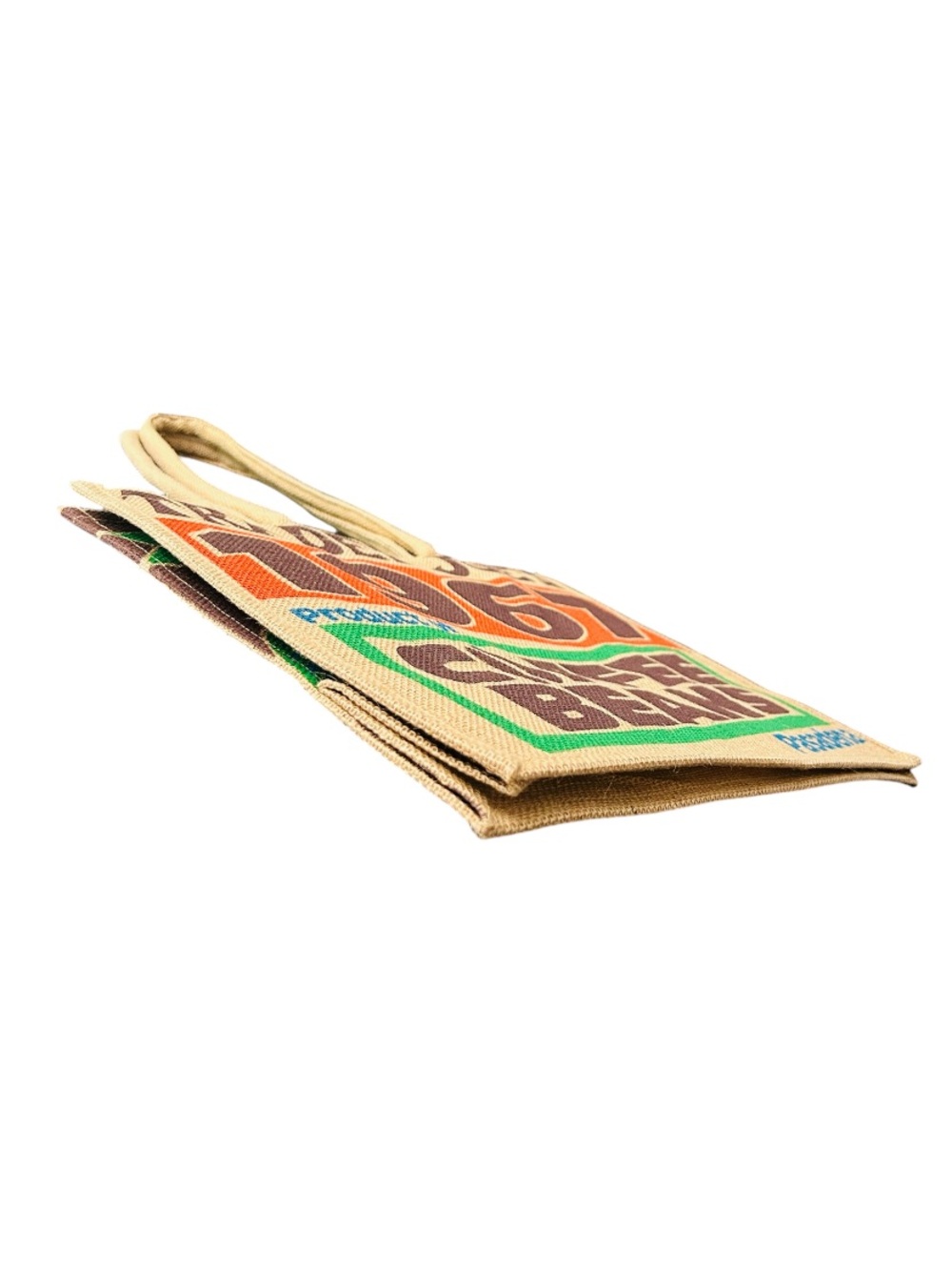 ☕️ Trader Joe’s 1967 Coffee Bean Natural Jute Tote NWT View 5